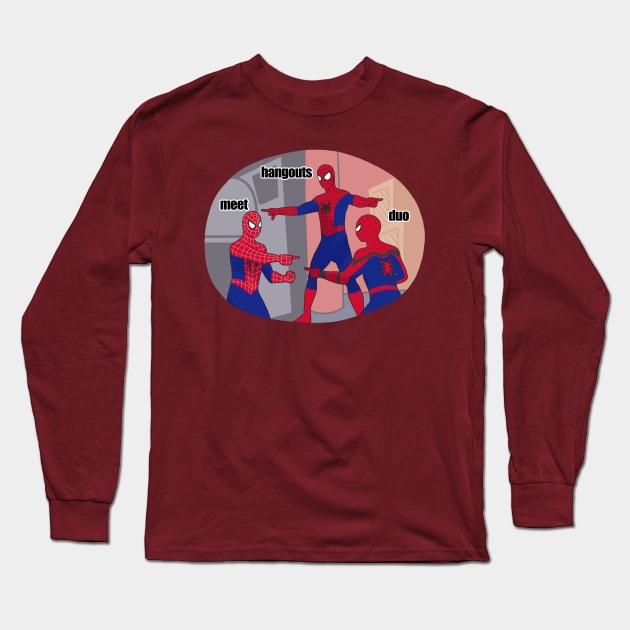 meet duo hangouts Long Sleeve T-Shirt by mushopea